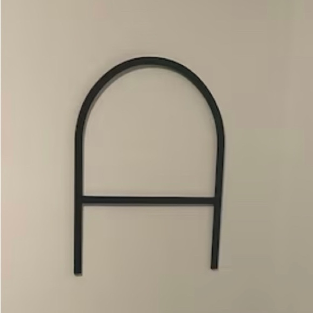 Letter “A” wall decor.